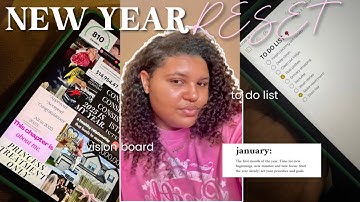 2025 New Year Reset Routine: Vision Board, Decluttering, & Goal Setting