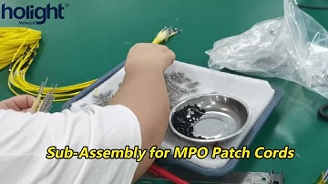 👏Sub-Assembly for MPO Patch Cords