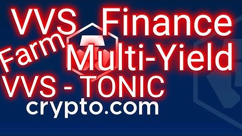 VVS Finance Multi-Yield farm setup for VVS - TONIC for passive income #vvsfinance #crypto