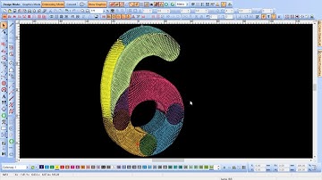 TUTORIAL WILCOM SEDERHANA. CARA CONVERT DARI JPG KE BORDIR, GRADASI, Accordion spacing
