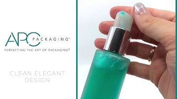 Glass Bottle With Dip Tube Pump SXB Mini Demo from APC Packaging