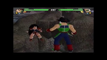 Dragon Ball Z: Budokai Tenkaichi 3 Bardock vs Raditz