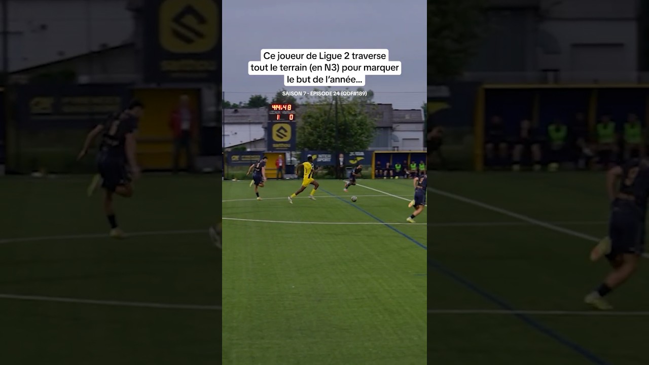 Ce joueur de Ligue 2 traverse tout le terrain (en N3) pour marquer le but de l’année…