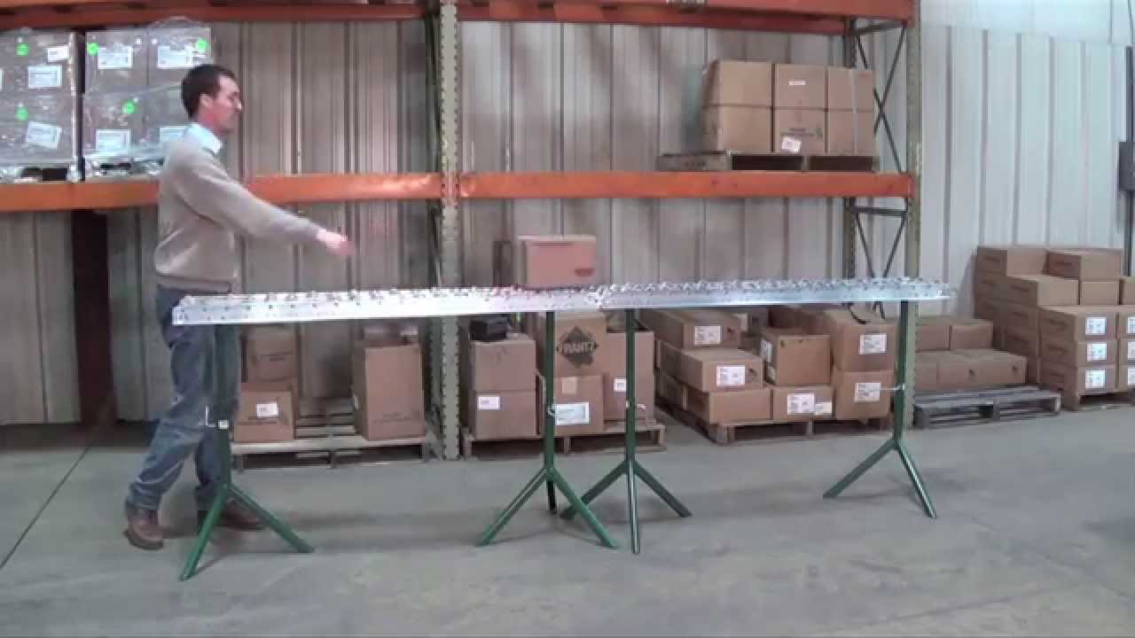 How to Set Up a Skatewheel Conveyor