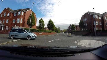 Mini Roundabout No Give Way Close Call Dash Cam Footage