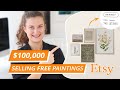 How to make passive income  selling free paintings on etsy  best digital products to sell on etsy