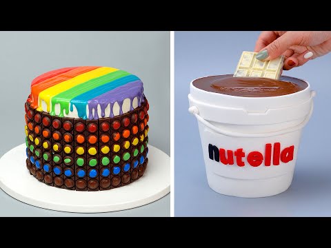 Quick & Easy Rainbow Chocolate Cake Recipes | Top 10 Satisfying Chocolate Cake Decorating Ideas