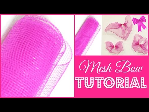 Come fare un Deco Mesh Bow | Creativo fai da te Tutorial | #DIYMAS