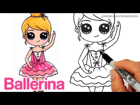 Video: How To Draw A Ballerina