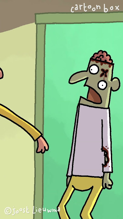 When you watch a SCARY movie 🍿 #shorts #cartoonbox #animation