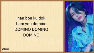 Stray Kids (스트레이키즈)- DOMINO Easy Lyrics.