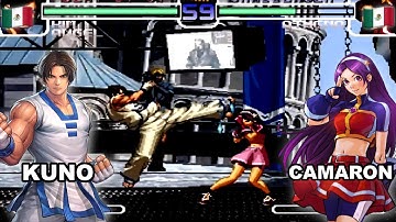 KUNO 🇲🇽 vs CAMARON 🇲🇽 KOF 2002 Reacción Highlight