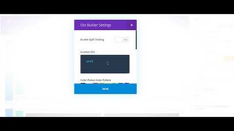 How to Add CSS Only to 1 Page in Divi using Divi Builder
