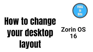 How to change the desktop layout | Zorin OS 16