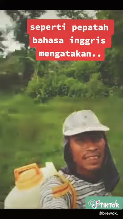 Jangan malu jadi anak petani seperti pepatah bahasa inggris mengatakan...aoqjsidnskakzjsisnakxbizsh