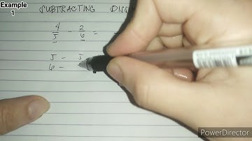 Subtracting of Similar and Dissimilar Fraction| Video Tutorial| Tagalog Explanation