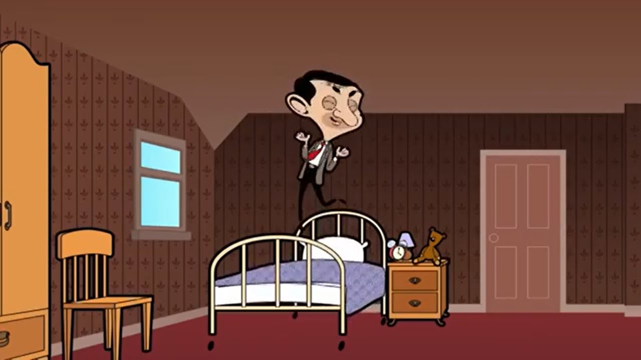 BOUNCING BED BEAN | Mr Bean Funny Clips | Mr Bean Official - YouTube