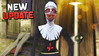 THE SECRETS OF THE NEW CEMETARY GRAVE PUZZLE! (Evil Nun 1.5 Update Gameplay Teasers) screenshot 3