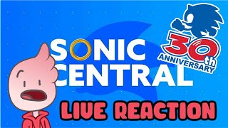 SONIC CENTRAL Live Reaction #SonicCentral #Sonic30thAnniversary #SonicTheHedgehog