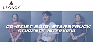 CO-EXIST 2018 | Students' Interview