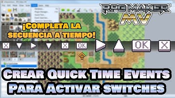 Crear Quick Time Events (QTE) mediante un plugin | Tutorial RPG Maker MV