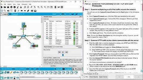 9.3.1.2 Packet Tracer Simulation - Exploration of TCP and UDP Communication - Agus Hermawan