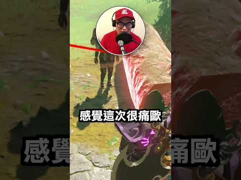 【薩爾達傳說曠野之息】擊飛！災厄林克擊飛依蓋隊隊員😭 #shorts