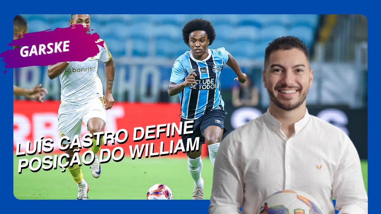 Luís Castro define posição do William 