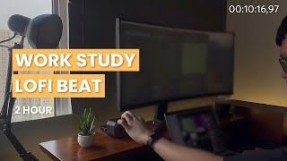 Work With Me Lofi Beat High Energy - Study / Code / Focus Pomodoro for 2 Hour