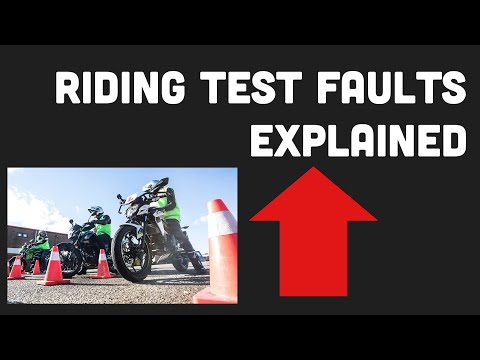 Riding Test Faults Explained For Module 1 And Module 2