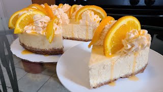 Homemade Orange Cheesecake