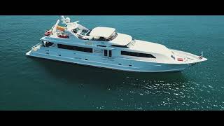 Broward 110 called Cachee Superyacht charter Pattaya!