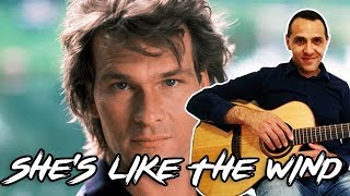 Video thumbnail of "She's Like The Wind - Patrick Swayze - Dirty Dancing - Easy Guitar Lesson"