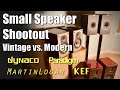 Small Bookshelf Speaker Shoot Out: Vintage Vs. Modern