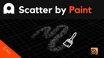 All About Scattering - 002 - Scatter By Painting On Surface - Houdini Tutorial Beginners