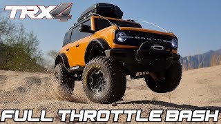 Rc Car Traas Trx4 2021 Ford Bronco Brushless 3S Bash & New Fender Kit Installing