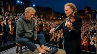 TV-PRESENTATOR LACHT OM STRAATMUZIKANT… TOT ANDRÉ RIEU HEM OP HET PODIUM ROEPT
