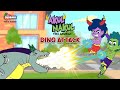 Dinosaur attack  akul nakul  the asuras  cartoons for kids in hindi  gubbare tv