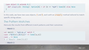 Understanding Pattern Matching with String Interpolation in Scala