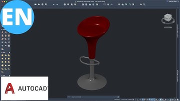 AutoCAD 3D | Moldeling a Bar Chair | Step by step