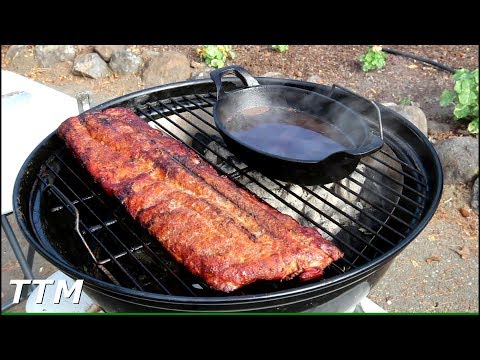 Baby Back Ribs on the Weber Jumbo Joe with the Slow 'N Sear