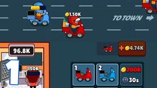 Idle Delivery-Tycoon Merge Restaurant Simulator-Gameplay Walkthrough Coxs Game screenshot 5