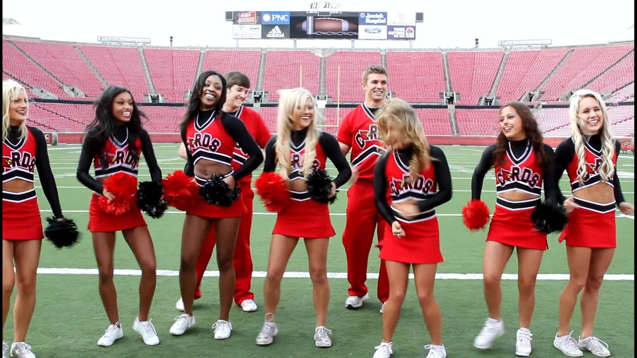 University, of, Louisville, cheer, Glee (music), Cheerleading (Sport), Foot...