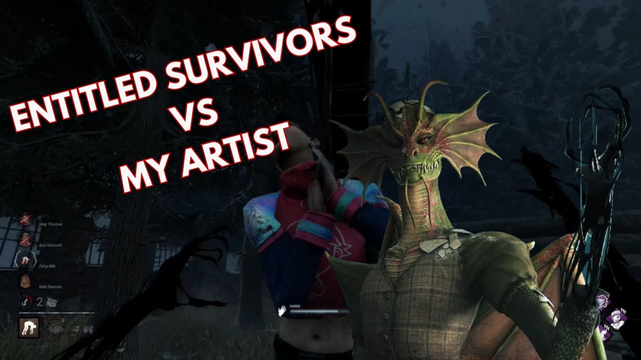 Entitled Survivors vs My Artist! / Dead By Daylight Killer Gameplay ...