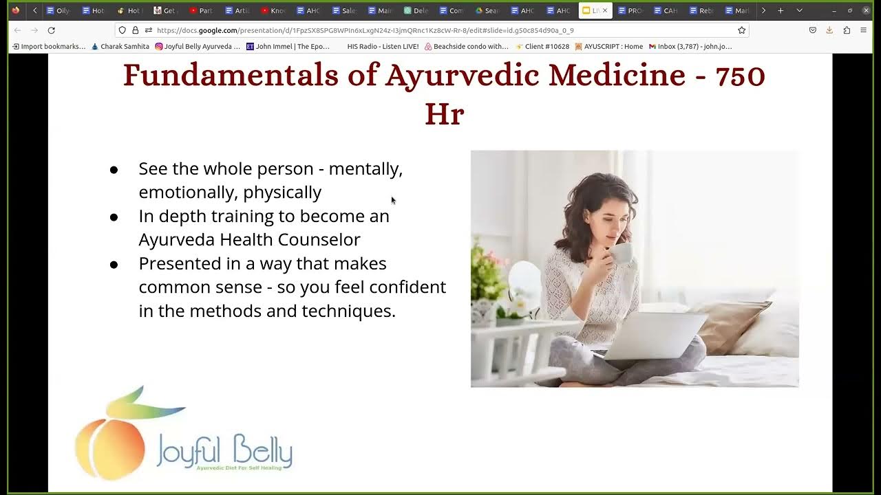 Ayurveda Certification Courses at Joyful Belly YouTube
