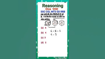 #mathbyvpsir #reasoning #dice  #ssc #railways  #bank  #maths