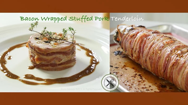 Bacon Wrapped Stuffed Pork Tenderloin  Bruno Albouze