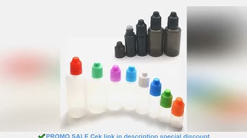 50pcs 3ML 5ML 10ML 15ML 20ML 30ML 50ML 60ML 100ML 120ML For Liquid Plastic Dropper Bottles With Chil