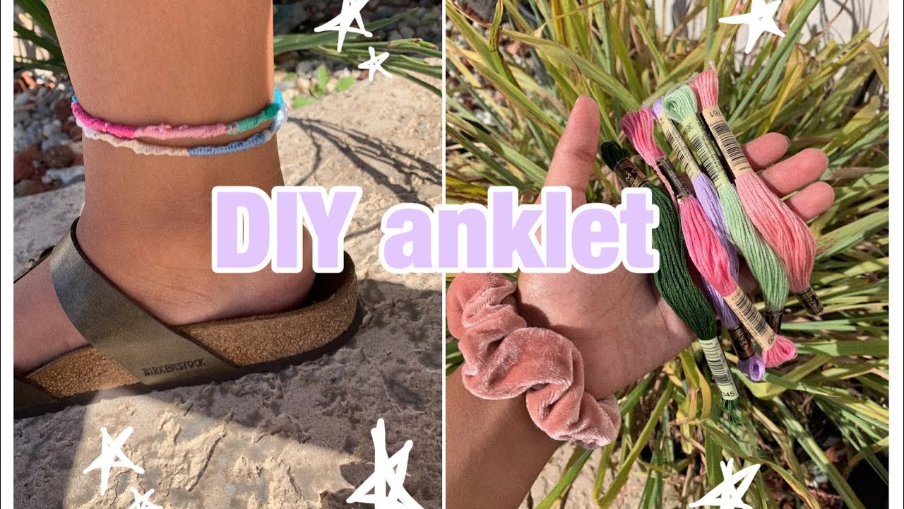  DIY anklet  EASY 