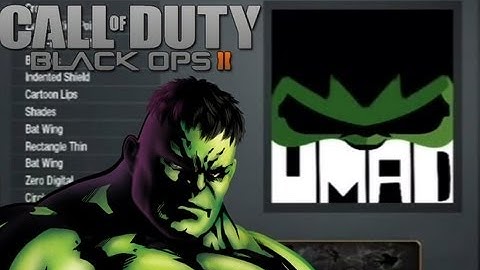 Black Ops Emblem - U MAD ( Hulk ) COD Tutorial